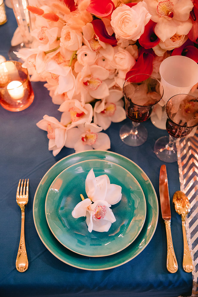 Tables de mariage de luxe